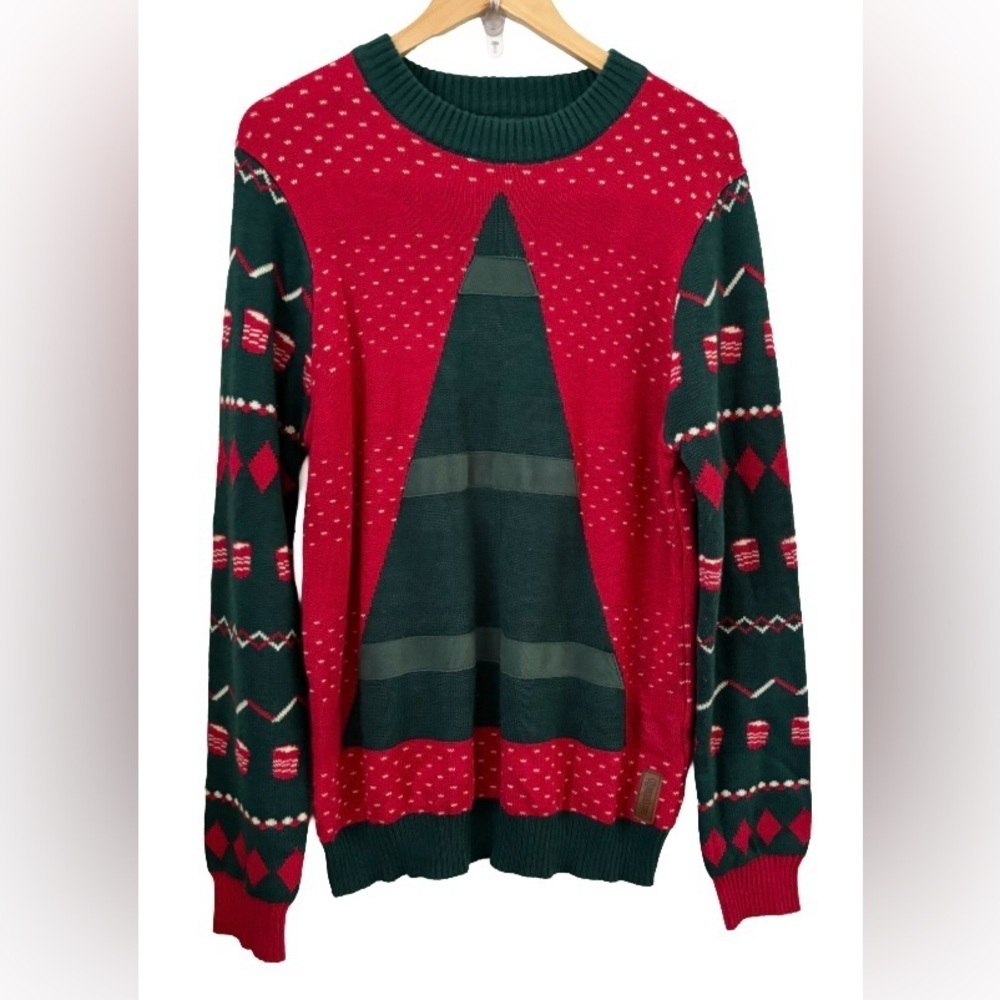 Tipsy Elves ugly Christmas sweater SZ L holiday Christmas ugly